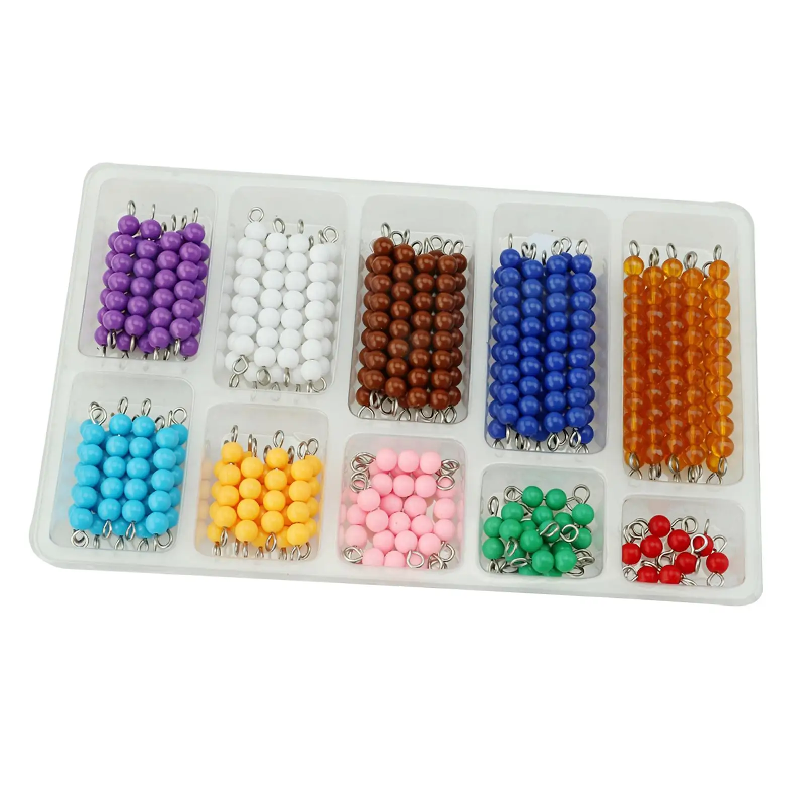 Counting Beads 1-10 Numeral Cognition Toy Early Educational Toys Checker Board Beads Math Learning Addition and Subtraction Aids