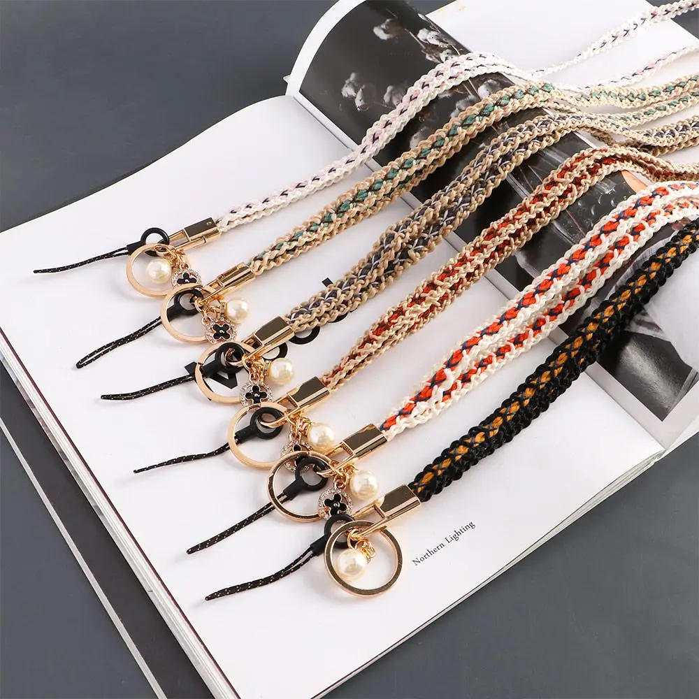 Soporte de cordón para colgar llaves, accesorios para teléfono móvil, llavero, cordón para teléfono, correas para teléfono móvil, correa para el cuello