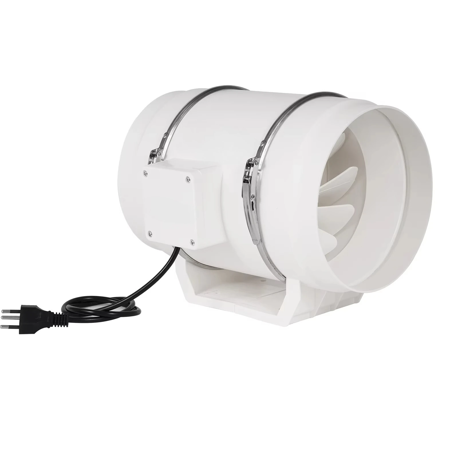 Duct fans, in-line ventilation exhaust fans for ventilation bathrooms, kitchens, grow tents, and hydroponics