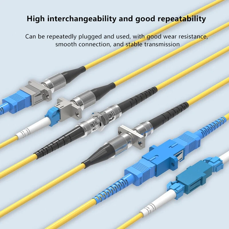 10Pcs SC 섬유 플랜지 광 커넥터 어댑터 LC/UPC SM 플랜지 단일 모드 단순 LC-LC UPC 커플러 커넥터