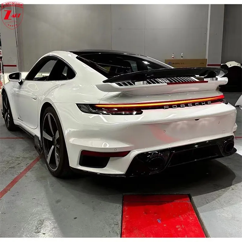 Kit de carrocería Z-ART 992 Turbo S para Porsche 992 911, Kit de actualización de inyección PP para 911 2019 + piezas de estilo de coche