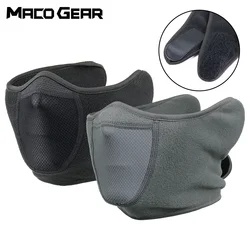 Mascarillas térmicas para correr, Bandana de forro polar para la oreja, bufanda para senderismo, Snowboard, esquí, ciclismo, deporte, calentador de cuello para hombres y mujeres, Invierno