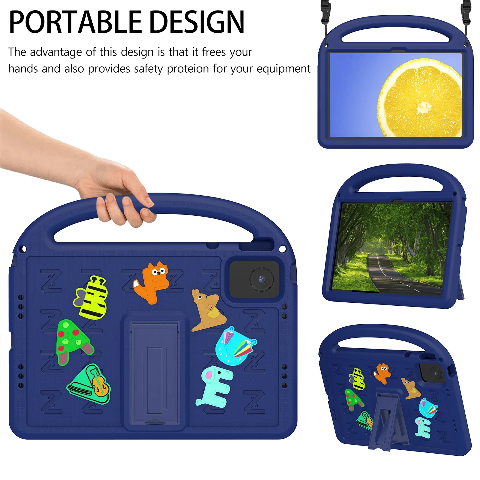 

For Lenovo Tab M11 11 inch Xiaoxin Pad 2024 11inch TB331FC TB330FU Case Tablet Protective Shell Shockproof Kids Soft EVA Cover