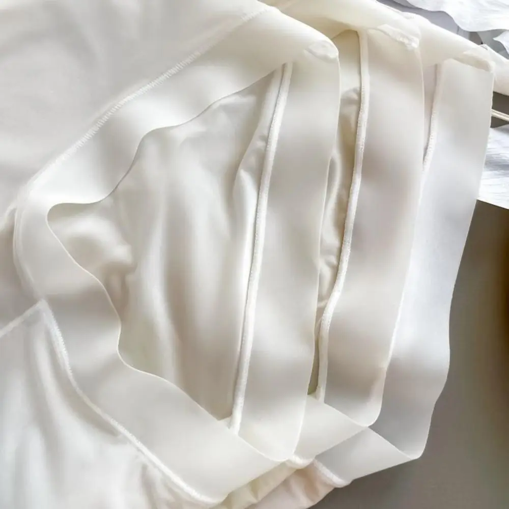 Carta impressa verão calcinha de seda gelo plissado fino sem costura cuecas de seda gelo simples lingerie feminina