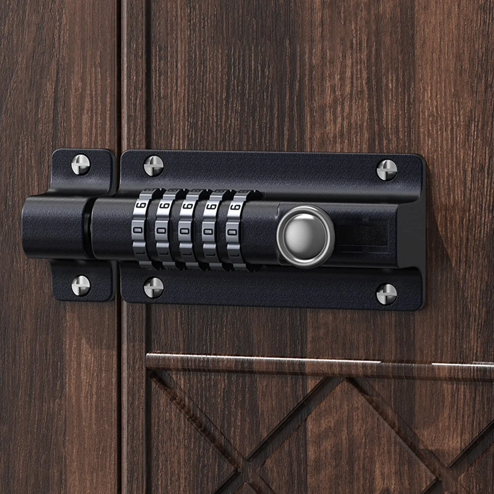 

Password Door Bolt Keyless Entry Combination Security Slide For Home Shed Cupboard Gate Wooden Door Deadbolt Code Lock