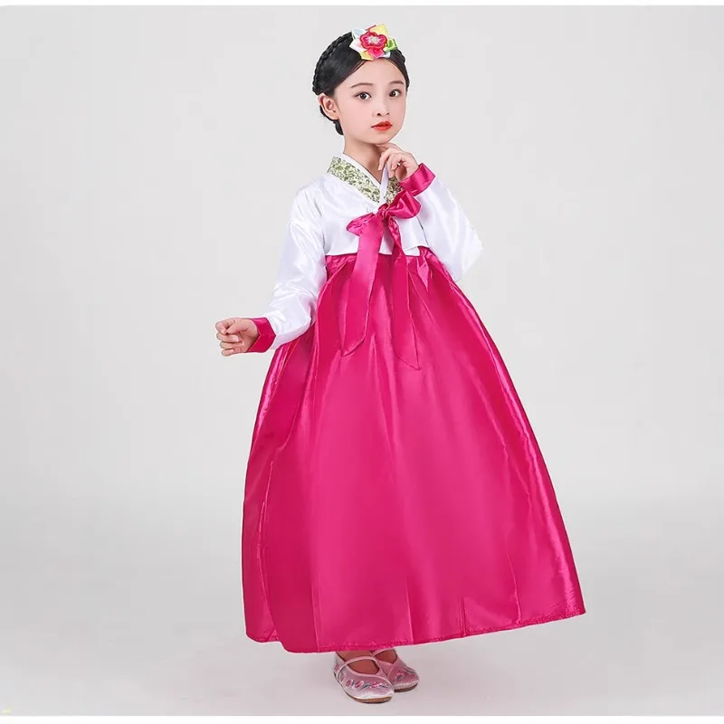 

Fashion Children's Hanbok Ethnic Minority Korean Ethnic Clothing Performance Clothing Photography Clothing