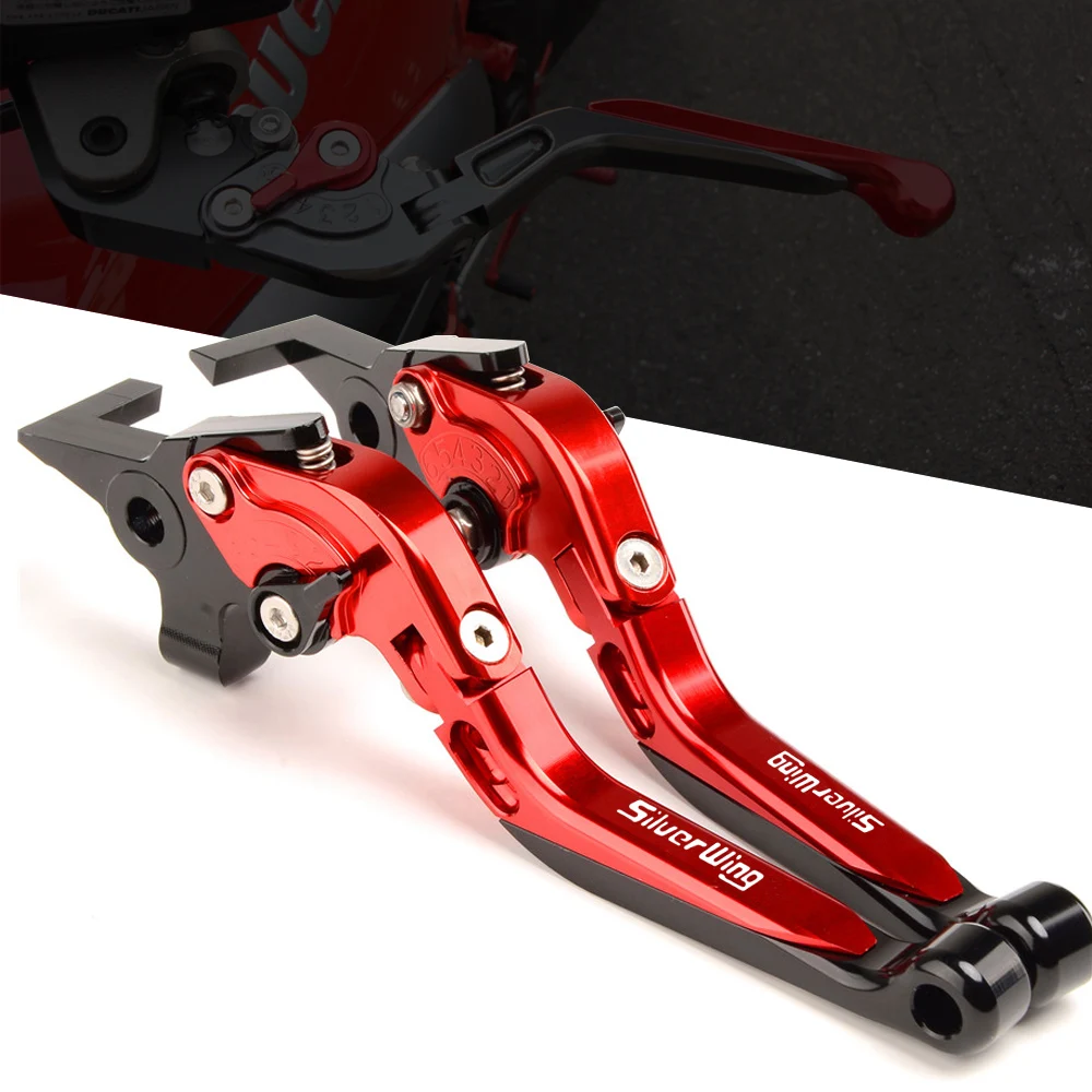 For Silver Wing GT 400 600 2001-2017GT600 Motorcycle Accessories CNC Adjustable Extendable Foldable Brake Clutch Levers