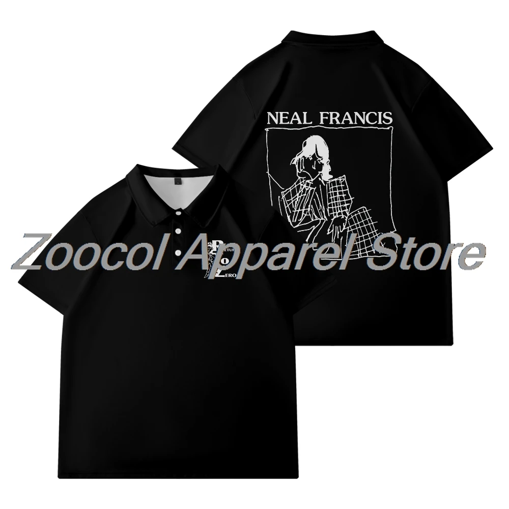 

Neal Francis Return To Zero Tour 2025 Merch Unisex Polo T-shirts Short Sleeve Tees Casual Stylish Oversized Golf Shirt