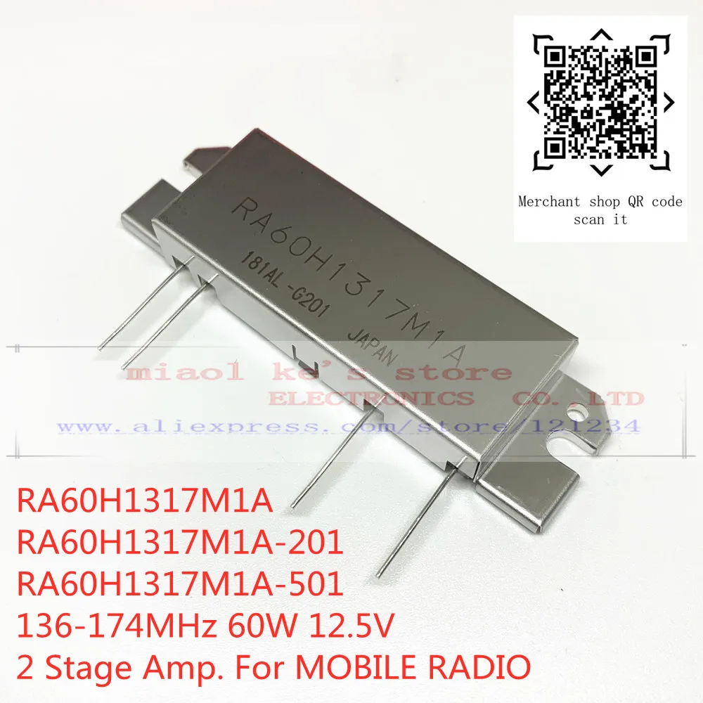 New: RA60H1317M1A RA60H1317M1A-501  Stage Amp . For MOBILE RADIO