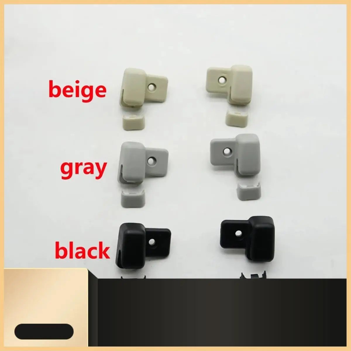 

Car Roof Side Sunvisor Sun Visor Fixed Clip Buckle Hook Bracket For-BMW Mini R55 R56 R60 2007-2014-N30R