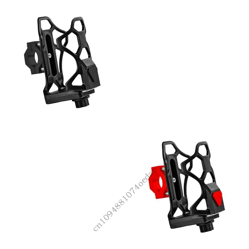 

Strong Aluminum Water Bottle Mount Adjustable Drink Holder Easy Assembly Anti Vibration Grip for Motorcycle Handlebar