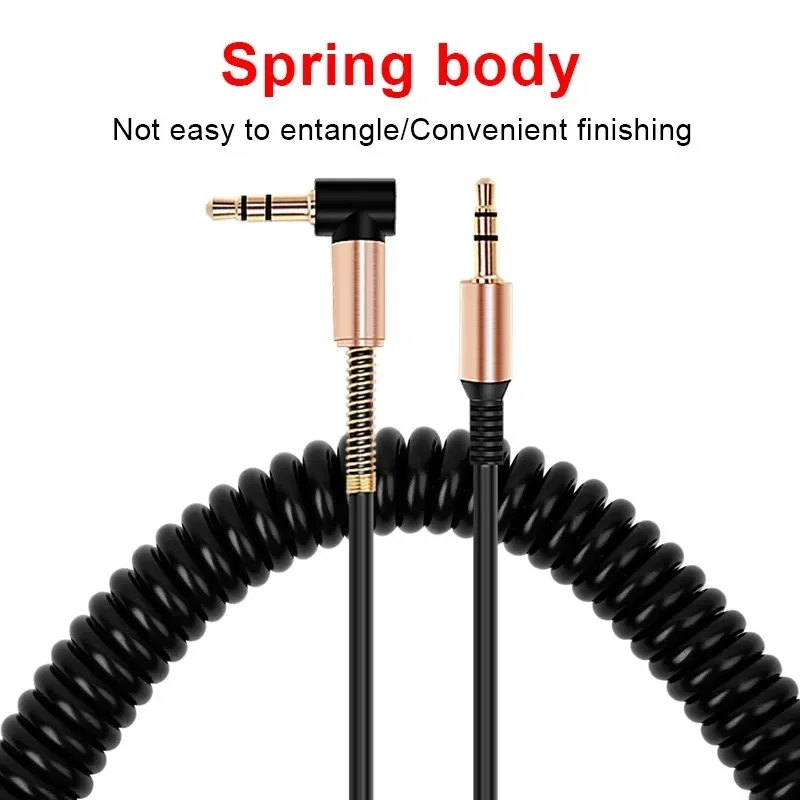 3.5mm Male to Male Car AUX Audio Cable Speaker Jack Auto AUX Cord for JBL iPhone Samsung Headphones