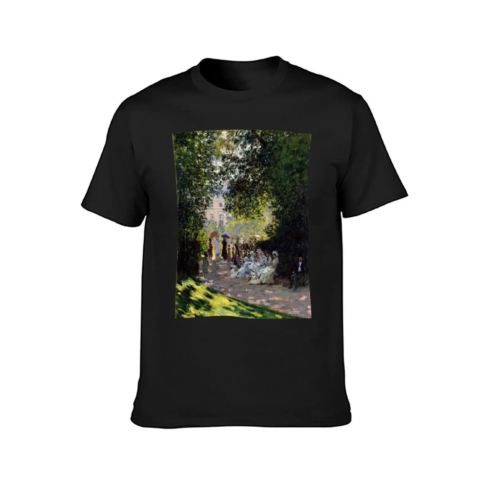 The Parc Monceau by Claude Monet T-Shirt blanks customizeds anime clothes oversized t shirts for men