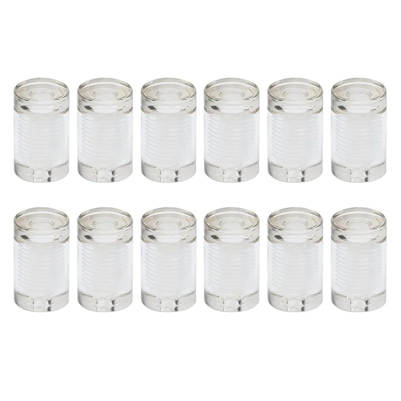 

A27F-Advertising Standoff Nail With 12Pcs Clear Standoffs, 3/4" X 1" Acrylic Standoff Screws, Wall Sign Mounting Hardware