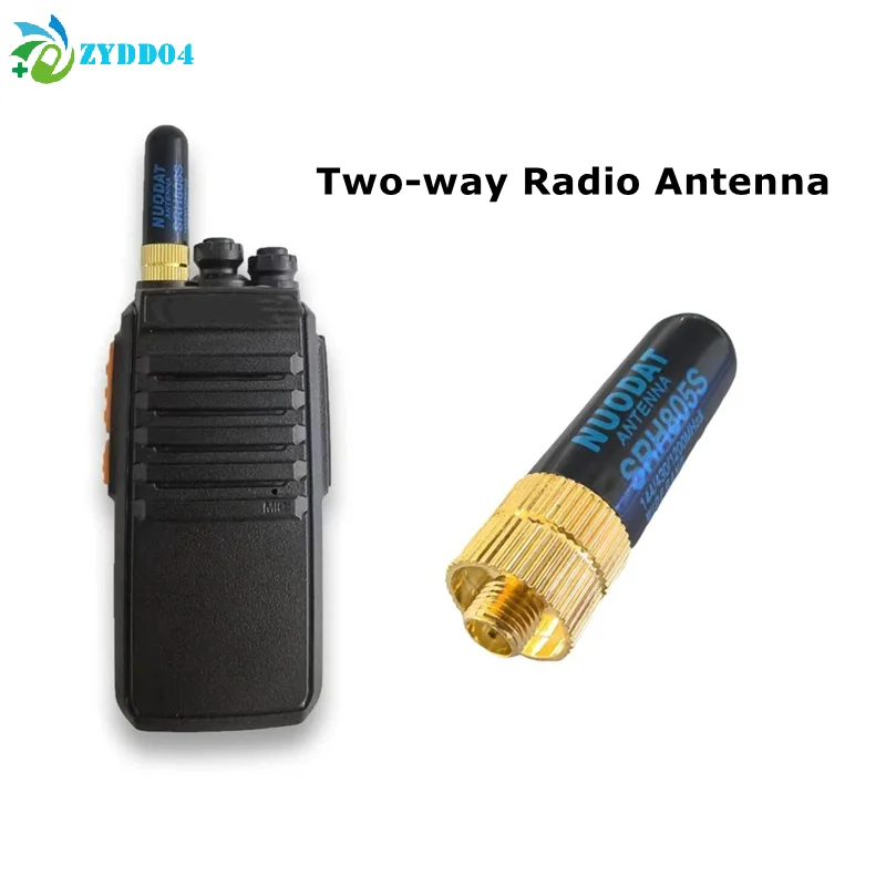 ●1Pc SMA-M/SMA-F Dual Band Antenna UHF VHF Antenna SRH805S Designed For Walkie Talkie 4.5cm