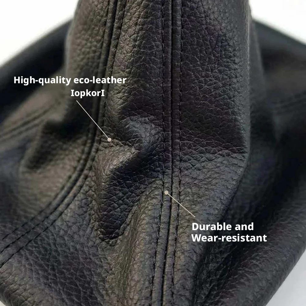 5 Speed Manual Gear Shift Knob Shifter Lever Stick With Leather Boot Dust Cover For Chery Fulwin 2 Auto Accessories view 4
