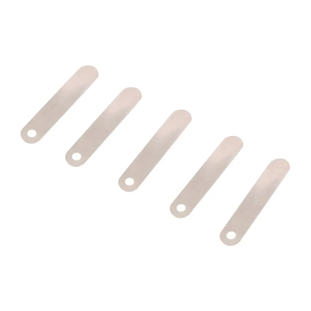 100Pcs for Sub C 14500 18650 2.5*0.5cm for Rechargeable Battery Conductive Sheet Solder Tab Connecting Tab Nickel Plated