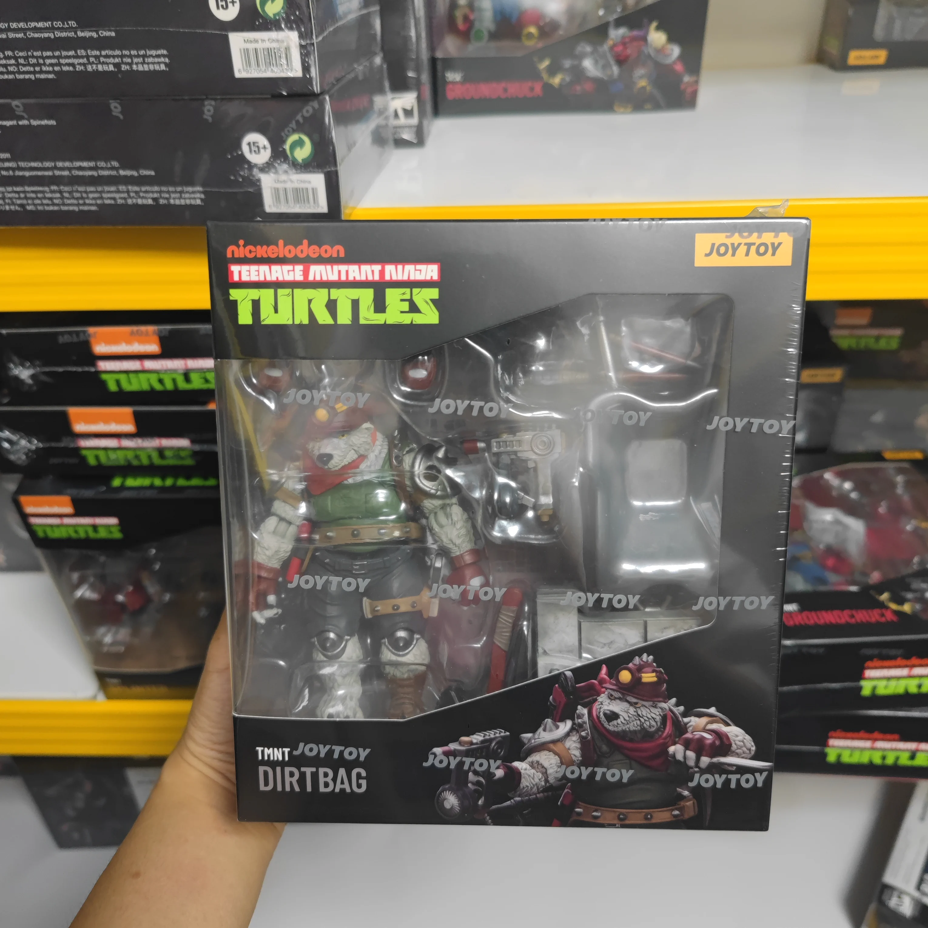 【JOYTOY】 Figura de acción 1/18 Modelo TMNT Dirtbag