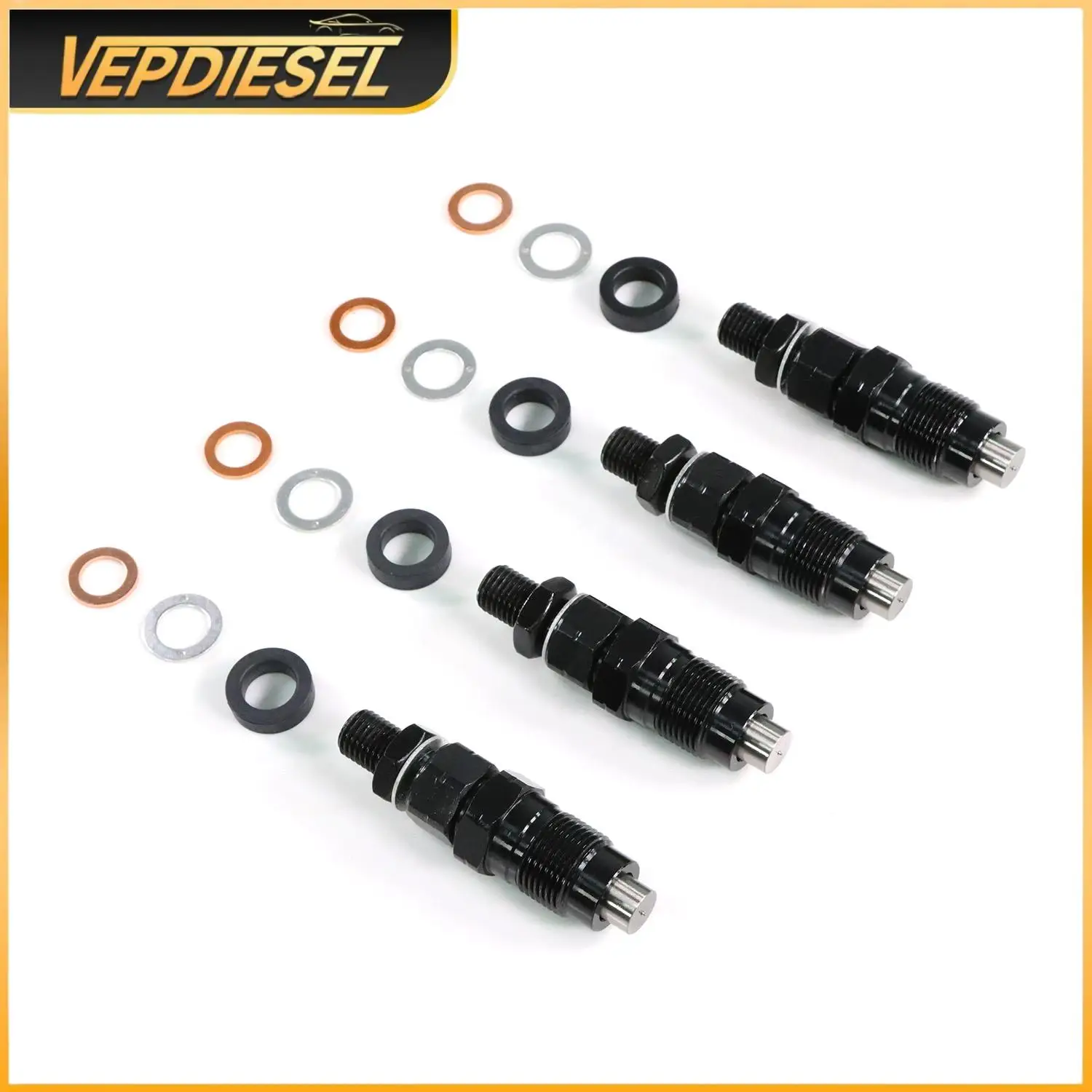 

4Pcs New Diesel Fuel Injector For Mitsubishi Pajero Triton Delica 4D56 4D56T 2.5L Car Accessories Automotive Engine Parts