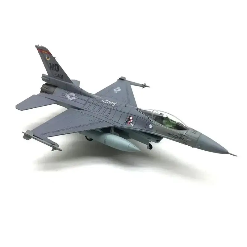 Nsmodel 1/100 Scale Model Toy USAF F-16 F16 F-16C Fighter Aircraft Diecast Metal Plane Model Toy For Collection