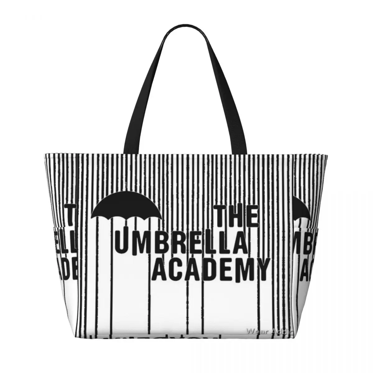 Borsa da viaggio da spiaggia The Umbrella Academy, borsa tote moderna di grande capacità, regalo di compleanno quotidiano, modello multi-stile