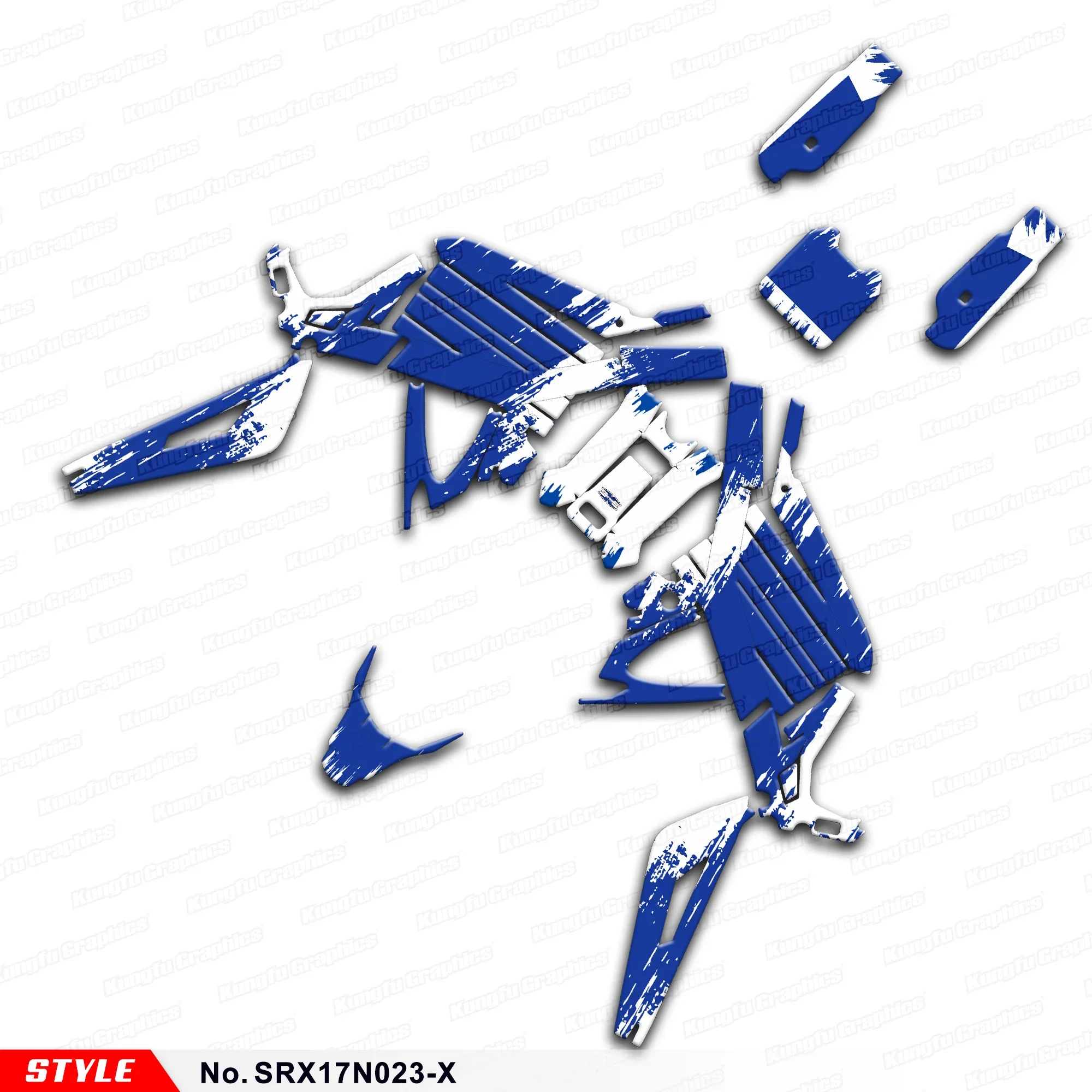 Restyle Sticker Kit Graphics Laminate for Surron Light Bee X / Light Bee S for Segway X160 X260, Style No.SRX17N023-X