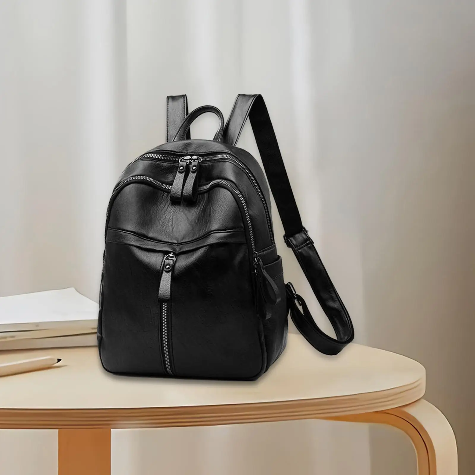 Schul rucksack Pu Leder Rucksack Frauen Rucksack für Jugendliche Studentinnen