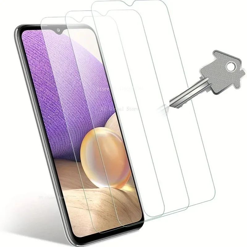 3 шт., прозрачное закаленное защитное стекло для Samsung Galaxy A20S A02 A03 A03S A13 A04 A12 M12, стекло, бесплатная быстрая доставка