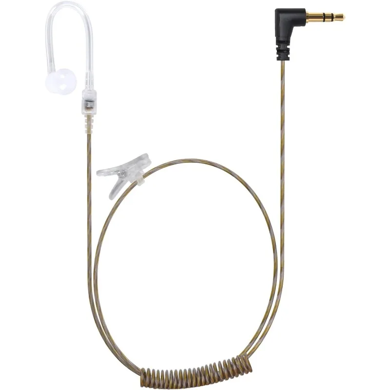 3.5mm Police Listen Only Earpiece, Covert High Definition, Single Ear