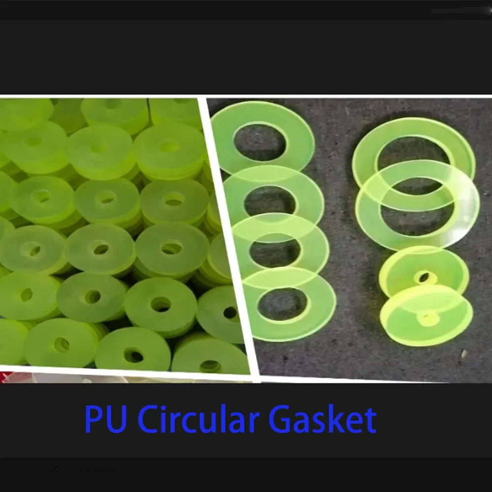 1Pcs PU Polyurethane Cushioning Pad Circular Oxford Glue Anti-Collision Pad Wear-Resistant Mold Pad Oil Resistant Dia 9mm-100mm
