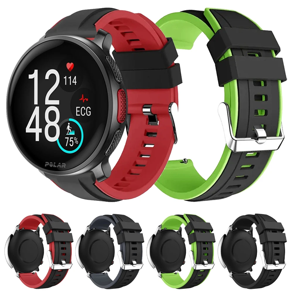 Силиконовый ремешок для POLAR IGNITE 2 Band, сменный Браслет для POLAR VANTAGE M2 M/UNITE 2/GRIT X, 20 мм 22 мм, аксессуары