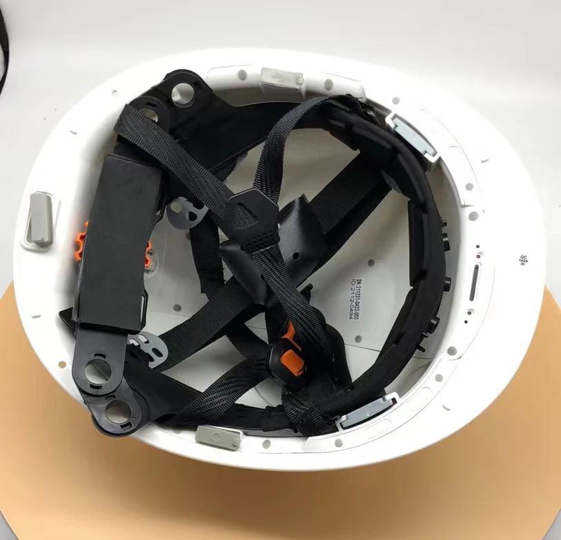4G Live Streaming Monitoring System GPS Wifi Tracking Safety Helmet for Mining Construction Site