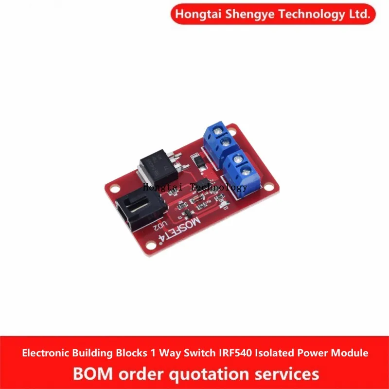 Electronic Building Blocks 1 Way Switch MOSFET IRF540 Isolated Power Module