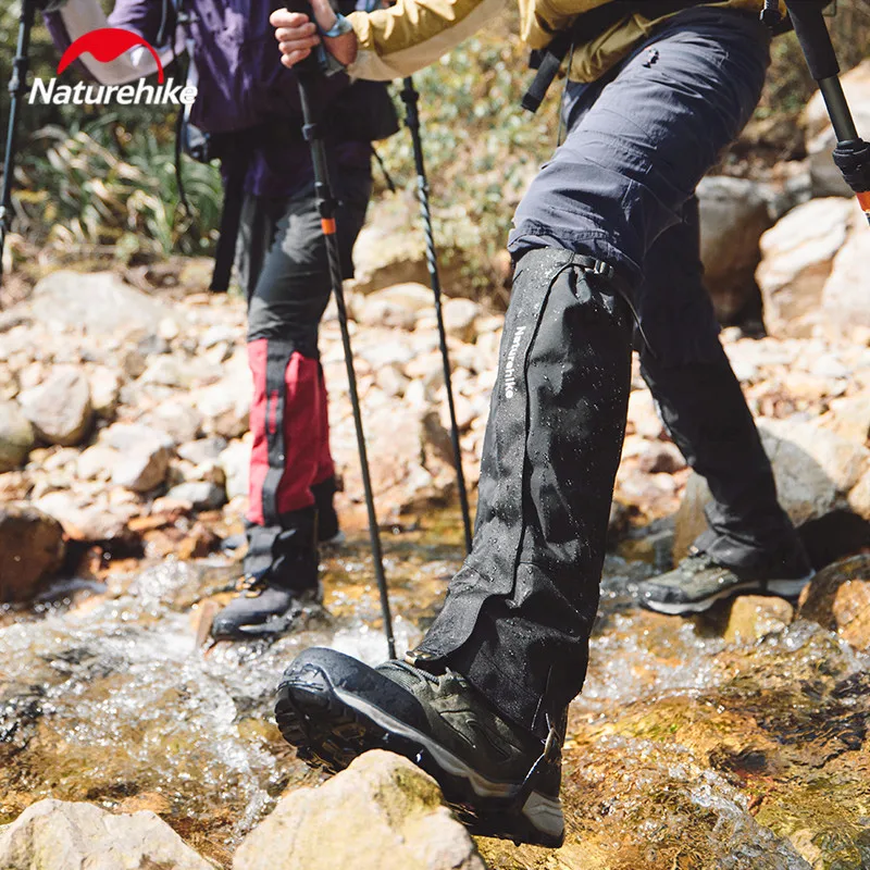 Naturehike-Leg Gaiter Leg Warmers para viagens ao ar livre, cobertura de pé impermeável, sapatos para escalada, camping, caminhadas, turista, neve, inverno