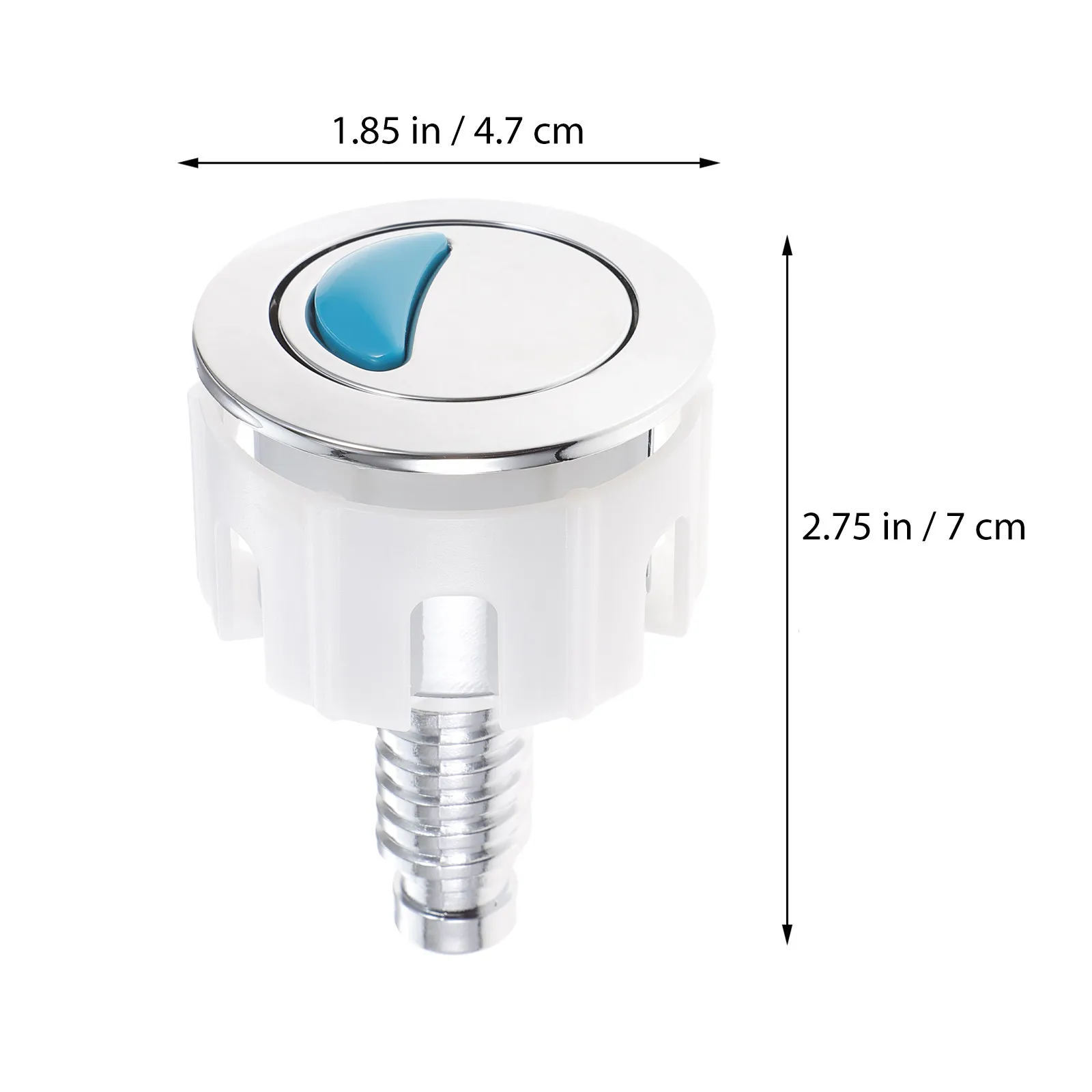 Dual Flush Button ABS Plastic Repair Push Tank Parts Dual Flush Toilet Button Water Buttons Suitable for Family Hotel Use