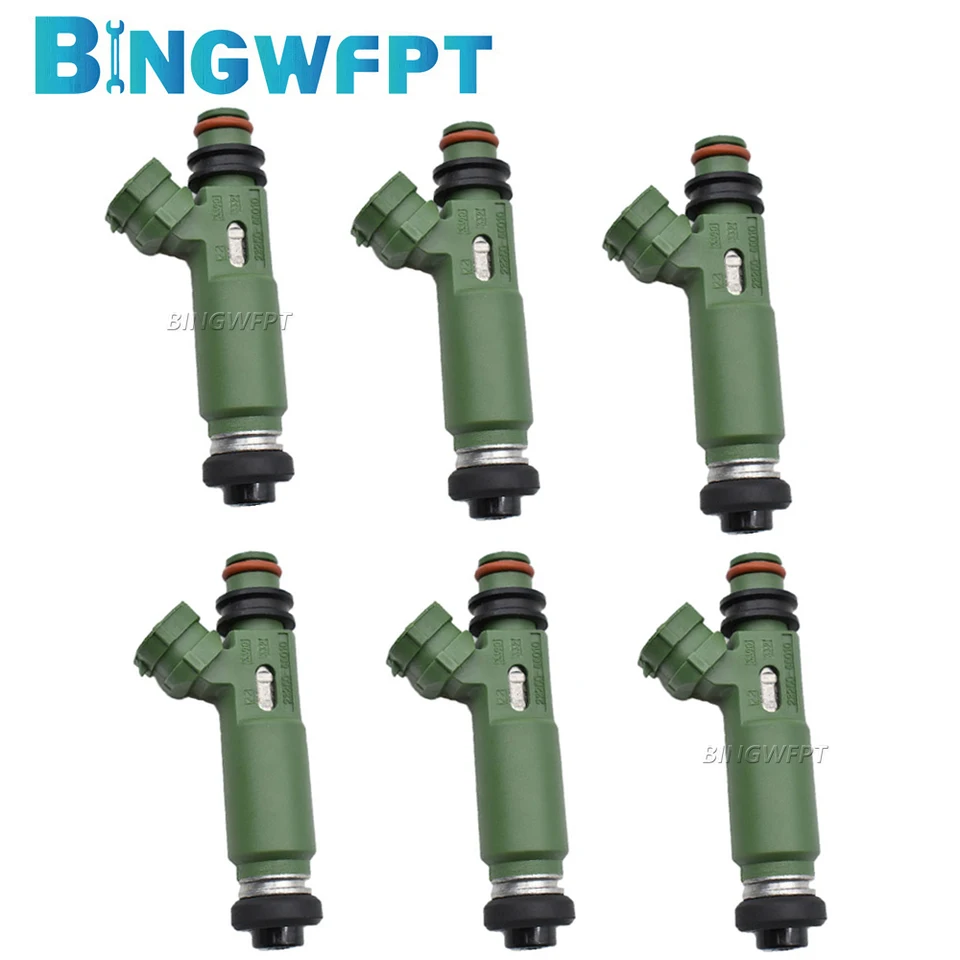 6pcs/set Fuel Injector Nozzle 23250-66010 2325066010 23209-66010