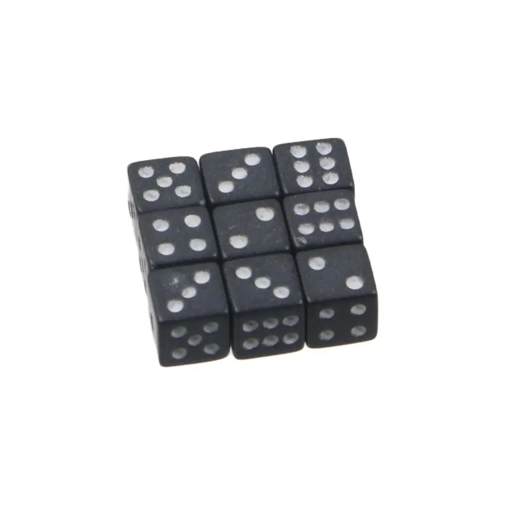 

Миниатюрные кубики D6 5 мм, 6-гранные, 5 цветов, акриловые, для вечеринок, цветные, для цифровых игр