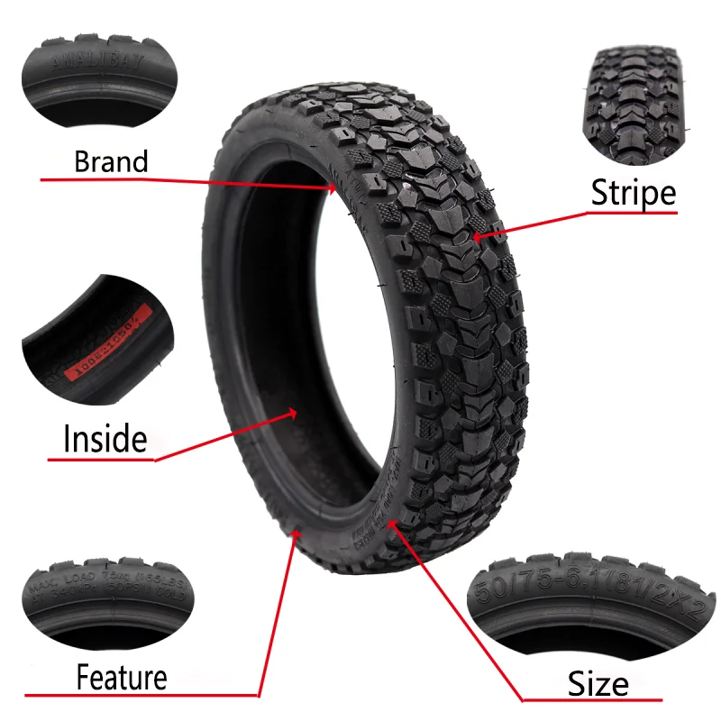 Scooter Tire 8.5 inch for Xiaomi M365 PRO PRO 2 MI 3 Gotrax GXL V2 S2 HX-X7 X8 Electric Scooter Anti-slip Durable Tyre