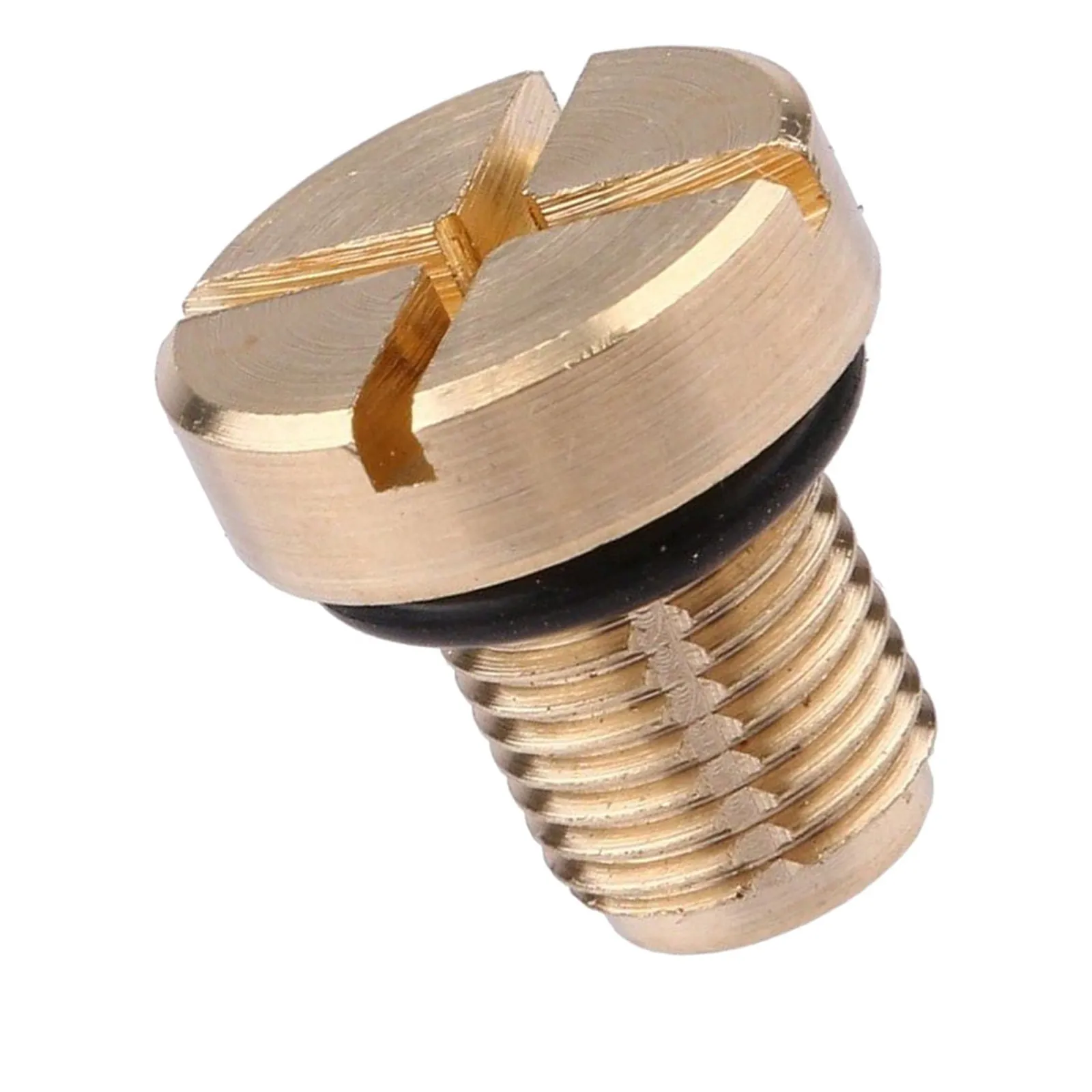 

Radiator Expansion Tank Screw Coolant Expansion Tank Bleeder Screw Copper Plastic Construction High Durability Radiator Bleed