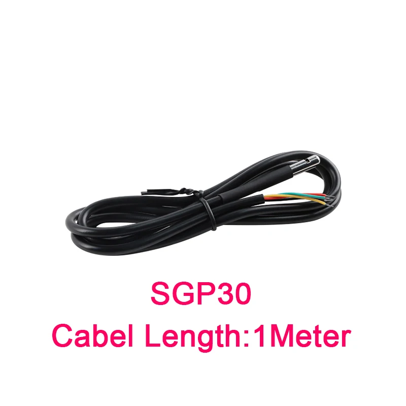 sgp30-sgp40-tvoc-qualidade-do-ar-eco2-formaldeido-sensor-de-dioxido-de-carbono-fio-de-sonda-de-aco-inoxidavel-A-prova-d-'Agua