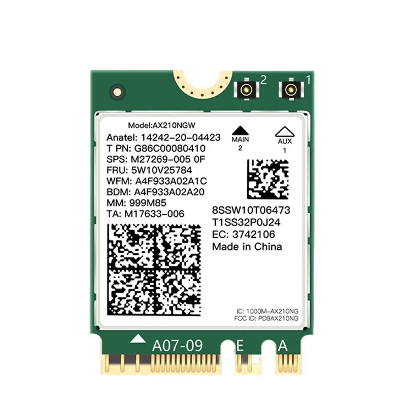 au61-wifi6e-m2-ネットワークカード-wifi-カード-pc-ラップトップ用トライバンド-5ghz-6g-24g-5374mbps-80211ax-ワイヤレス-ngff-bt53