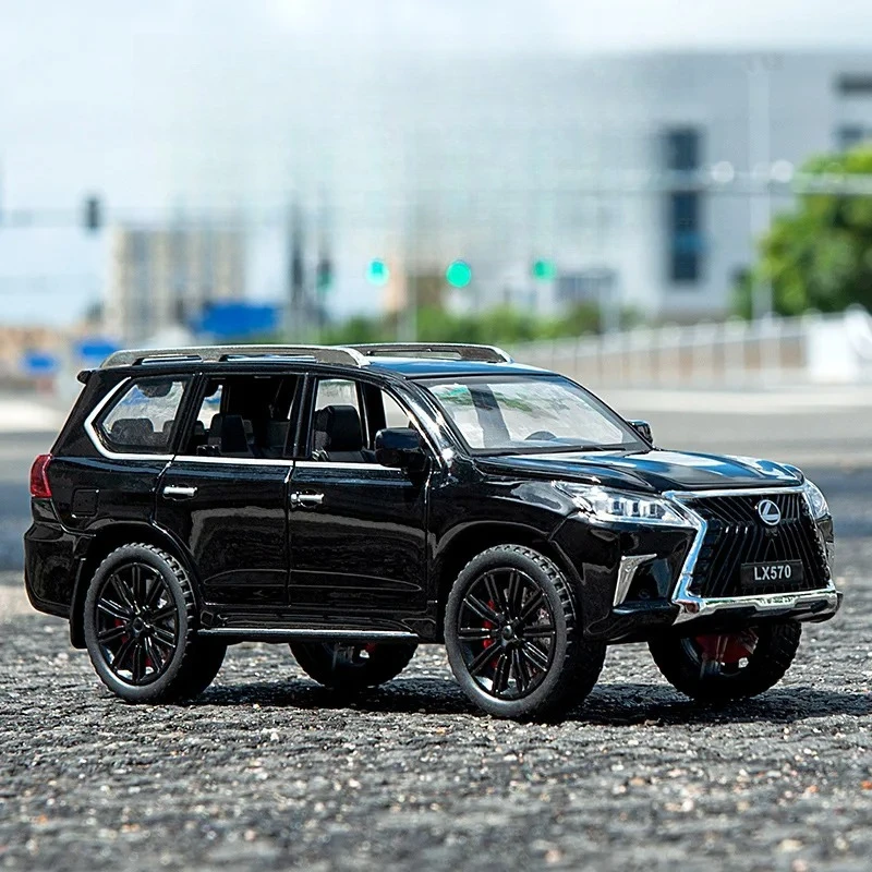 

1/22 Scale Le LX570 Diecast Alloy Pull Back Car Collectable Toy Gifts / Collection / Children