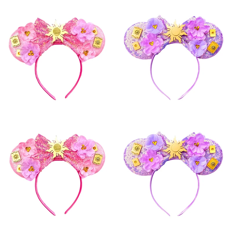 

Rapunzel Ears Hairband Women Sunflower Head Band Girl Chameleon Pascal Hair Accessories Kid Disney Hair Band Baby Festival Gift