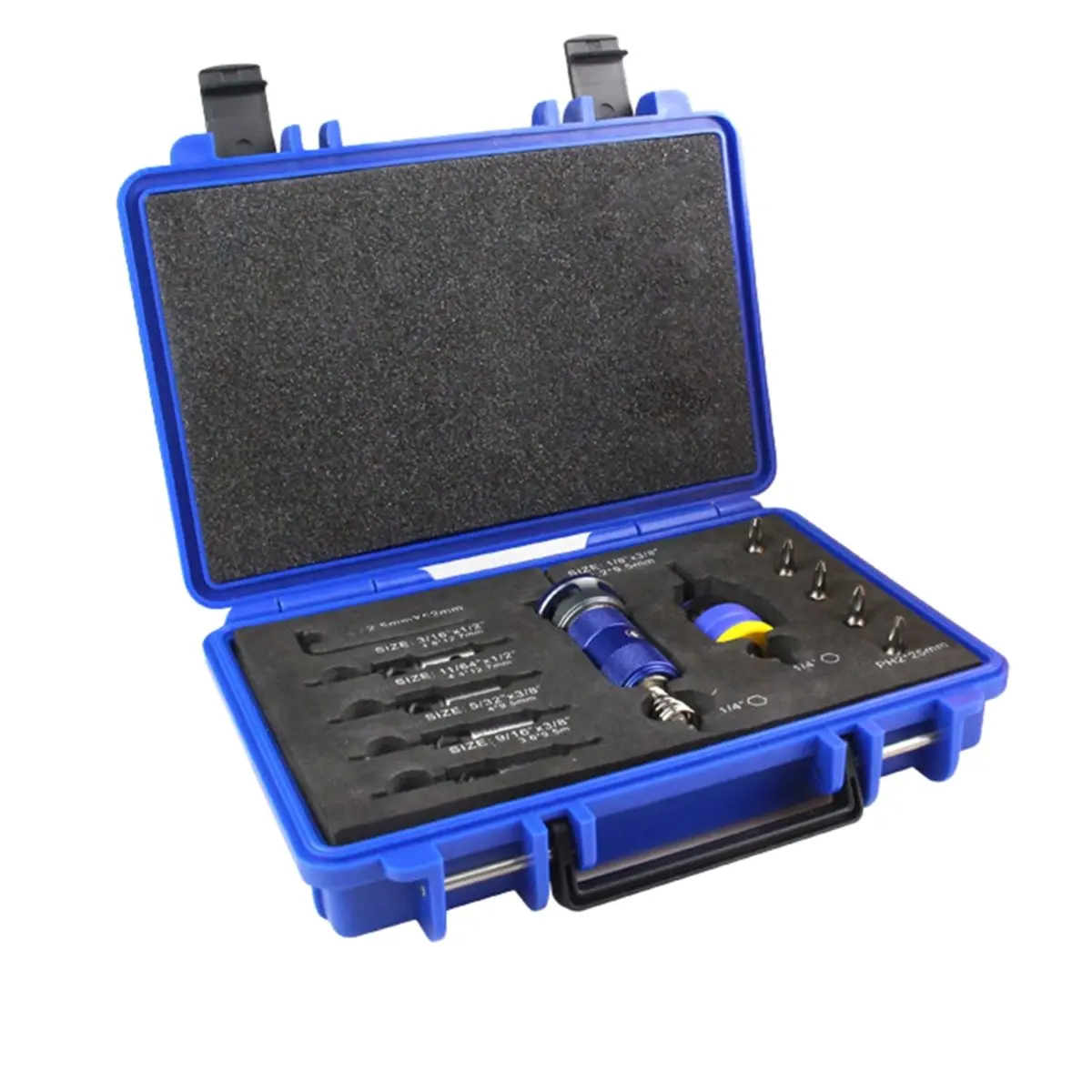 HGHO Limited Countersink Drill Set with Adjustable Depth Stop Counterbore Drill Bit Air Drill Clutch for Drilling