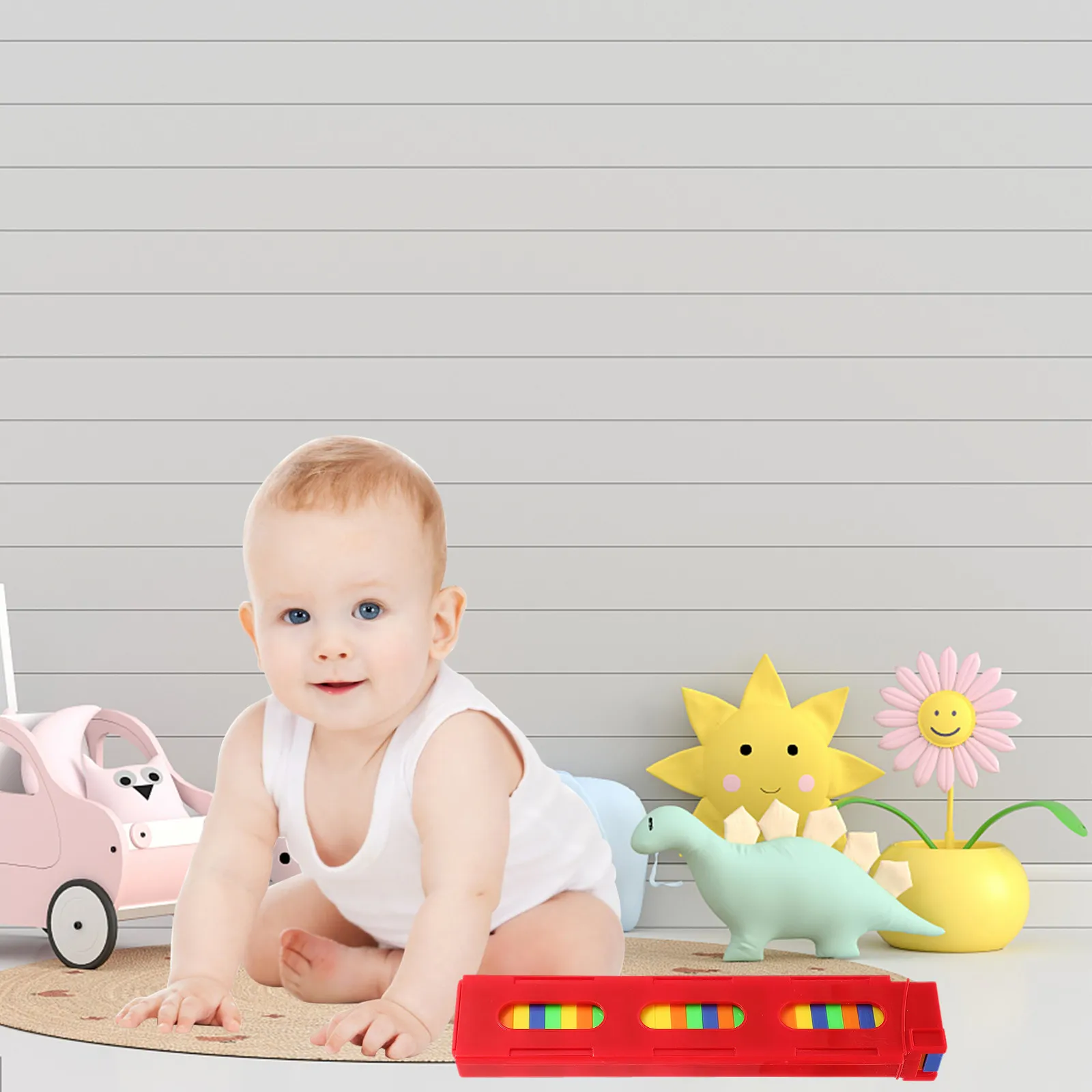 5 Bags Domino Train Early Education Domino Game Kids Blocks Set Bright Colors Random Color Develop Logic Imagination