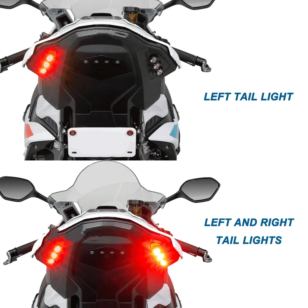 New Flashing Turn Signals Motorcycle LED Lights Rear Blinker Indicator Tail Light For BMW S 1000 RR S1000RR s1000rr 2023-