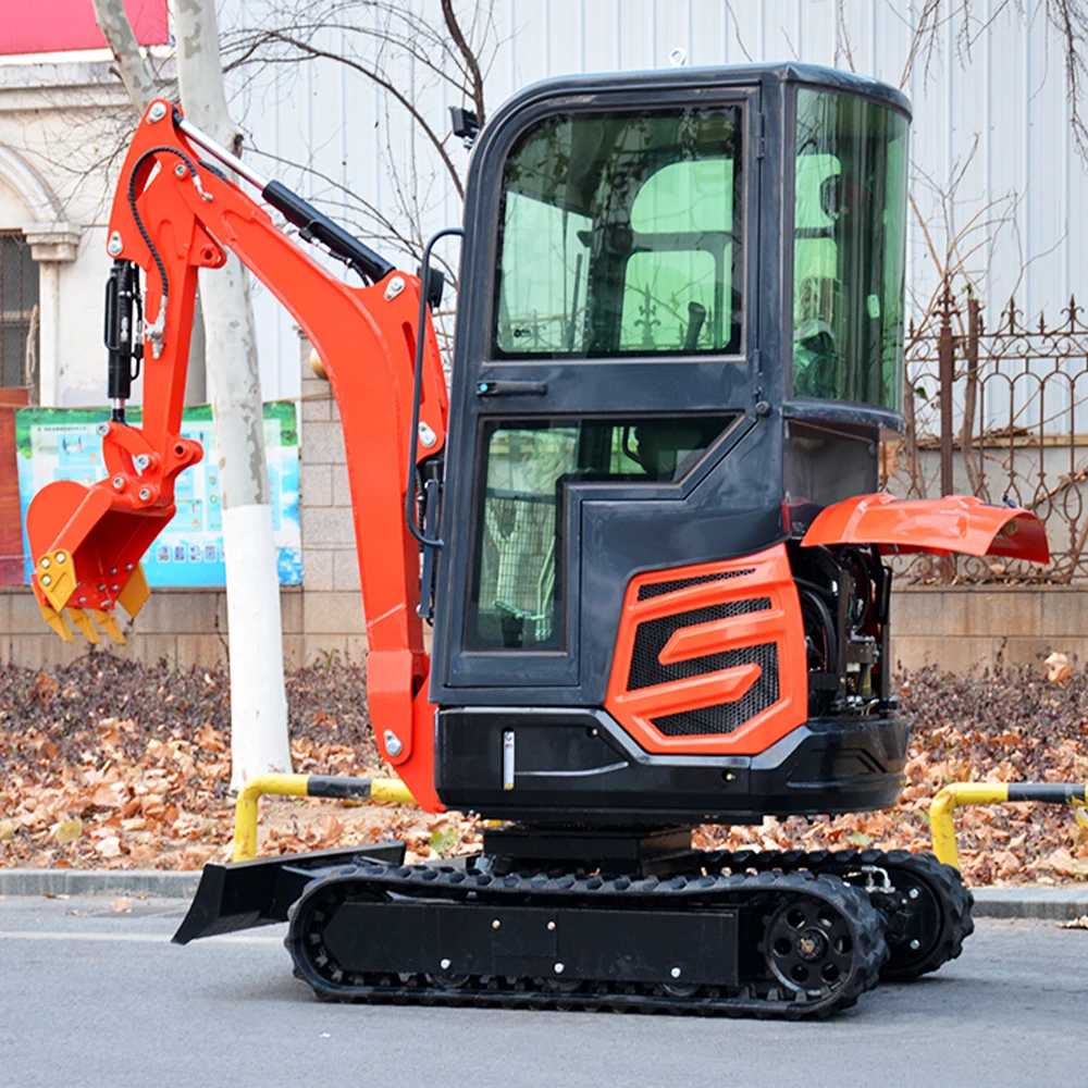 Customized Mini Crawler Excavator 1 Ton 2 Ton 3 Ton CE EPA Kubota Engine MiniBagger Farm Mini Excavator Machine