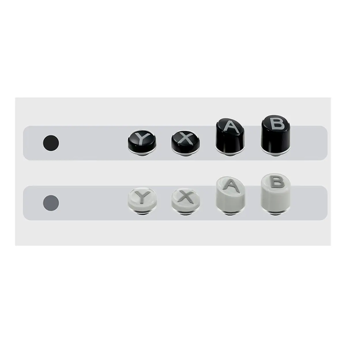 2026 New Keycap Replacement for NS62 for ES/ES Pro KK3 TT Series Controllers for Switch Layout B A X Y Buttons Gray