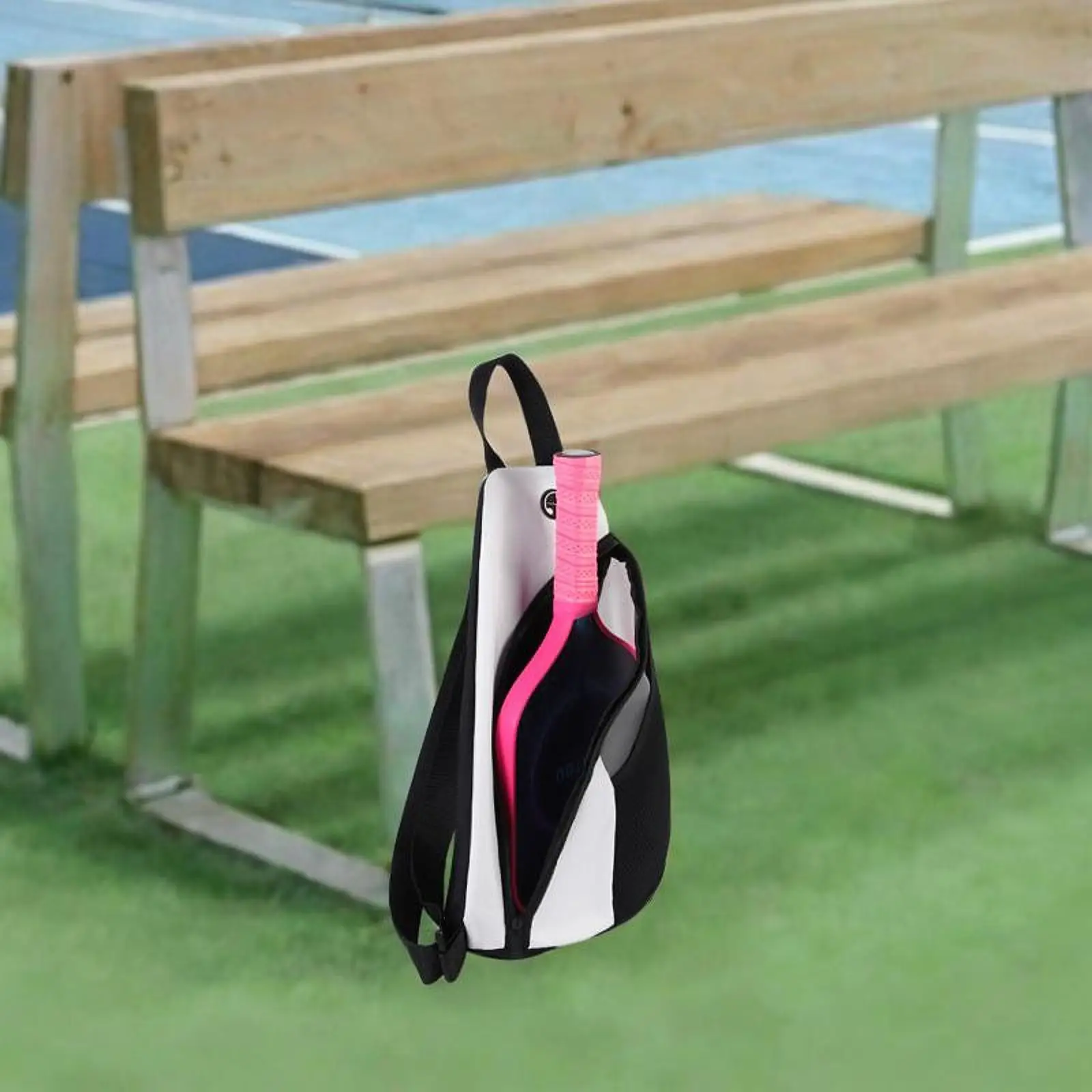 

Pickleball Racket Bag Portable Large Capacity Sports Pouch Tennis Backpack for Exercise Travel Casual Outings Home Gym Adults