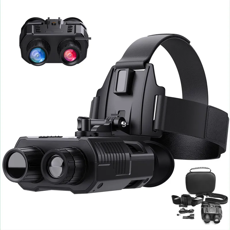 

Head Mount Night Vision Binoculars Goggles Infrared Digital 3D Hunting Camping Equipment 1080P Video for Hunting